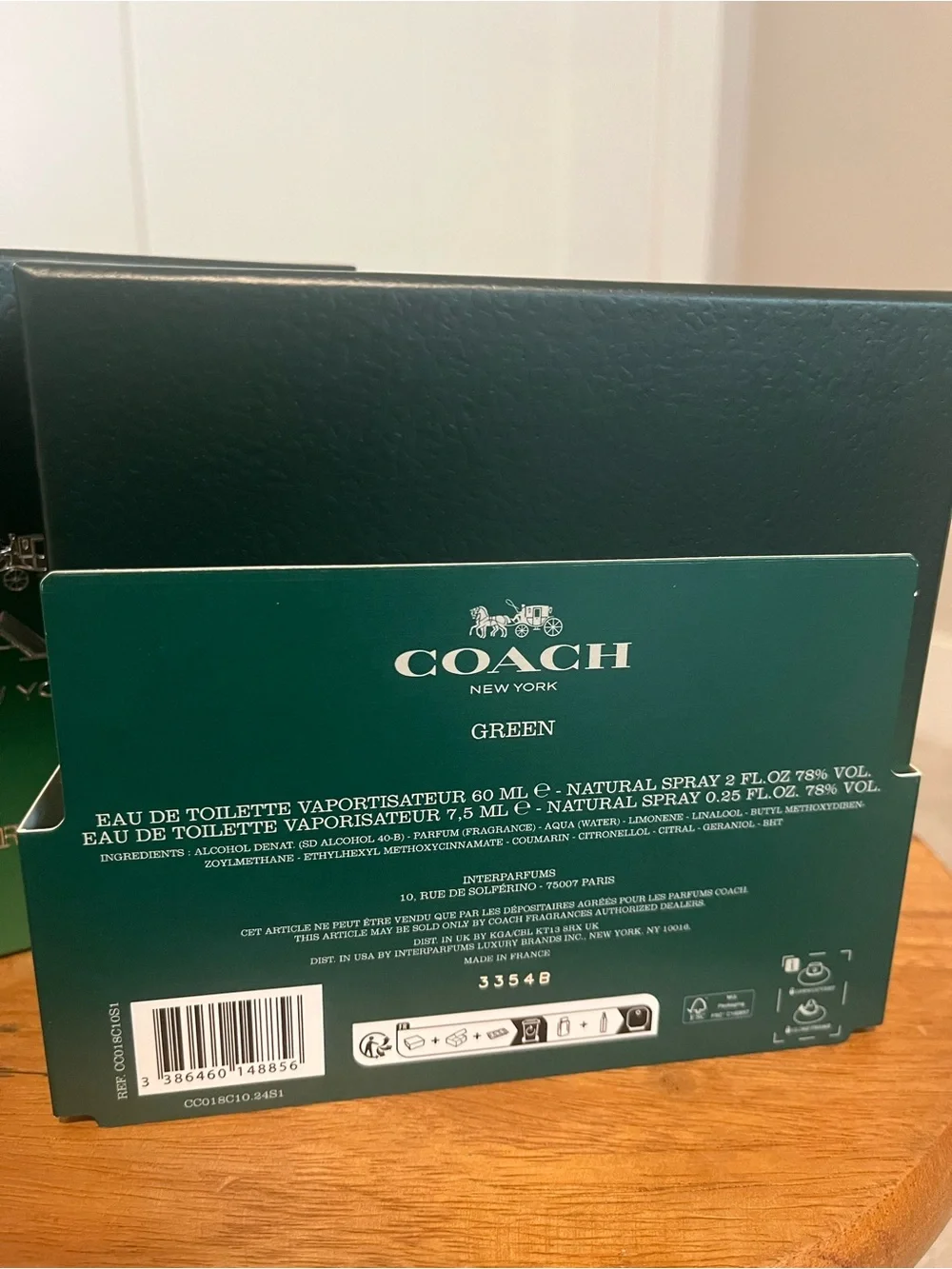 Coach Green Gift Fragrance Set for Men- 60mL